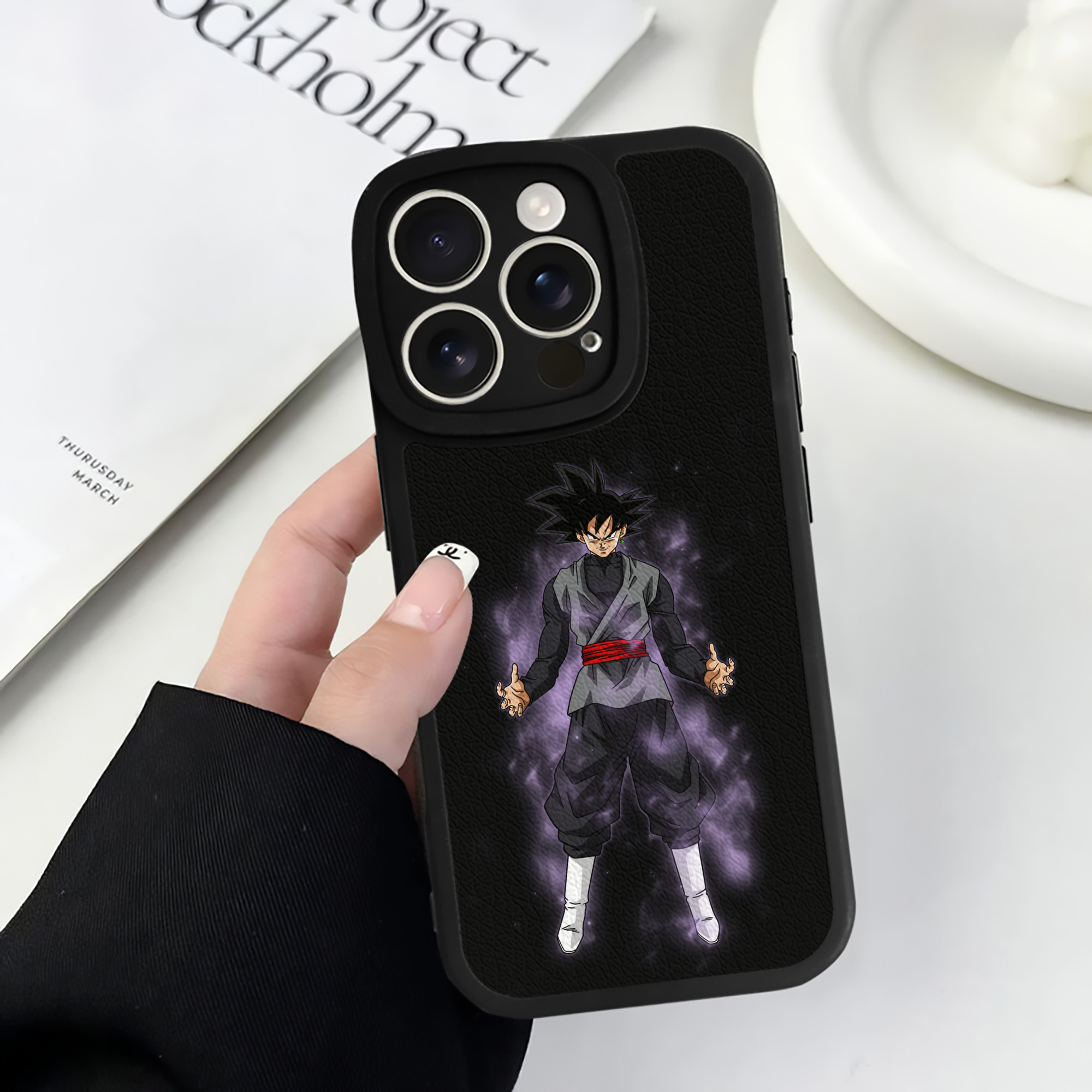 （画像用） ドラゴンボール ベジータ四世（Bejīta Yonsei）DRAGON BALL Vegeta IV 【iPhone 16シリーズ対応】シリコンスマホケース（レザー調） 材質：シリコン